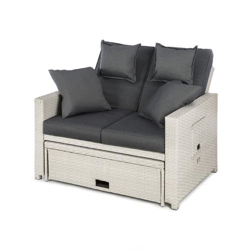 Blumfeldt Komfortzone rattan-lounge-sofa, Bijela slika 2