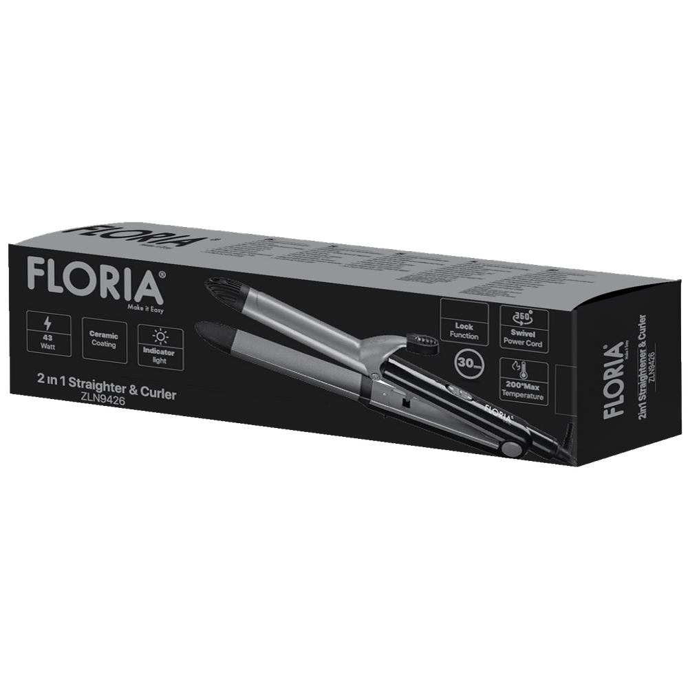 Floria Uvijač / pegla za kosu ZLN9426 slika 2