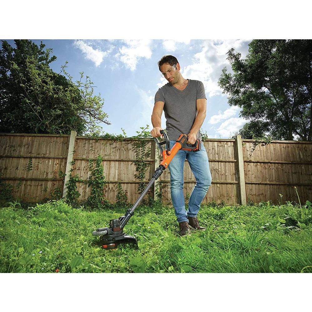 Black&Decker Akumulatorski rubni trimer STC1820EPC slika 4
