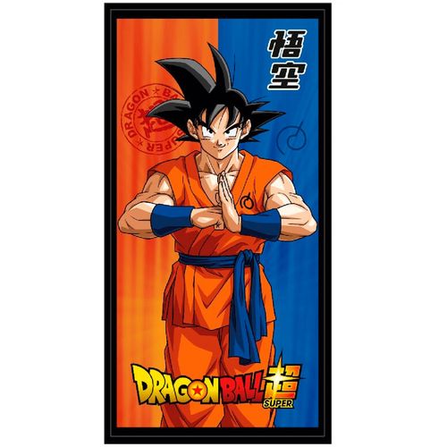 Dragon Ball Super Goku microfibre beach towel slika 1