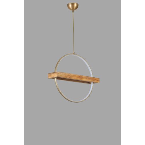 Perla Tekli Ledli Eskitme Avize Gunışığı Wooden
Gold Chandelier slika 4