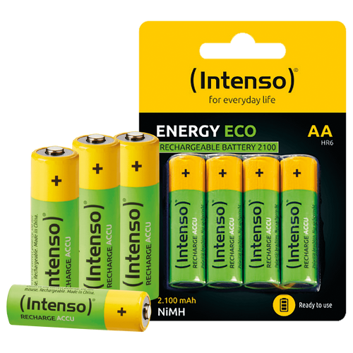 (Intenso) Baterija punjiva AA / HR6, 2100 mAh, blister 4 komada - AA / HR6/2100 slika 2