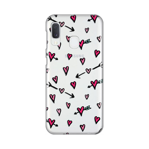 Torbica Silikonska Print Skin za Samsung A202F Galaxy A20e Heart Pattern