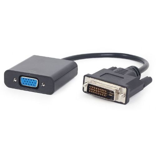 Gembird A-DVID-VGAF-01 VIDEO Adapter DVI-D to VGA HD15, M/F, Cable 20cm, Black slika 1