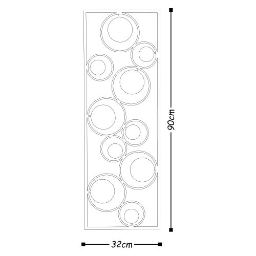 Wallity Metalna zidna dekoracija, Metal Art Life slika 6