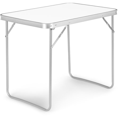 Modernhome sklopivi turistički stol, 80x60 cm, bijeli slika 3