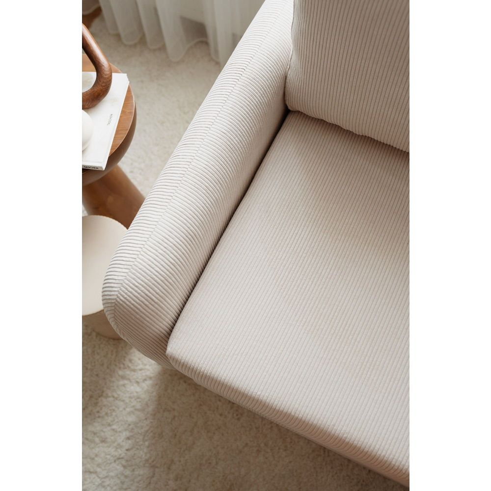 Sofa na razvlačenje za jednu osobu Nest u bijeloj boji slika 2