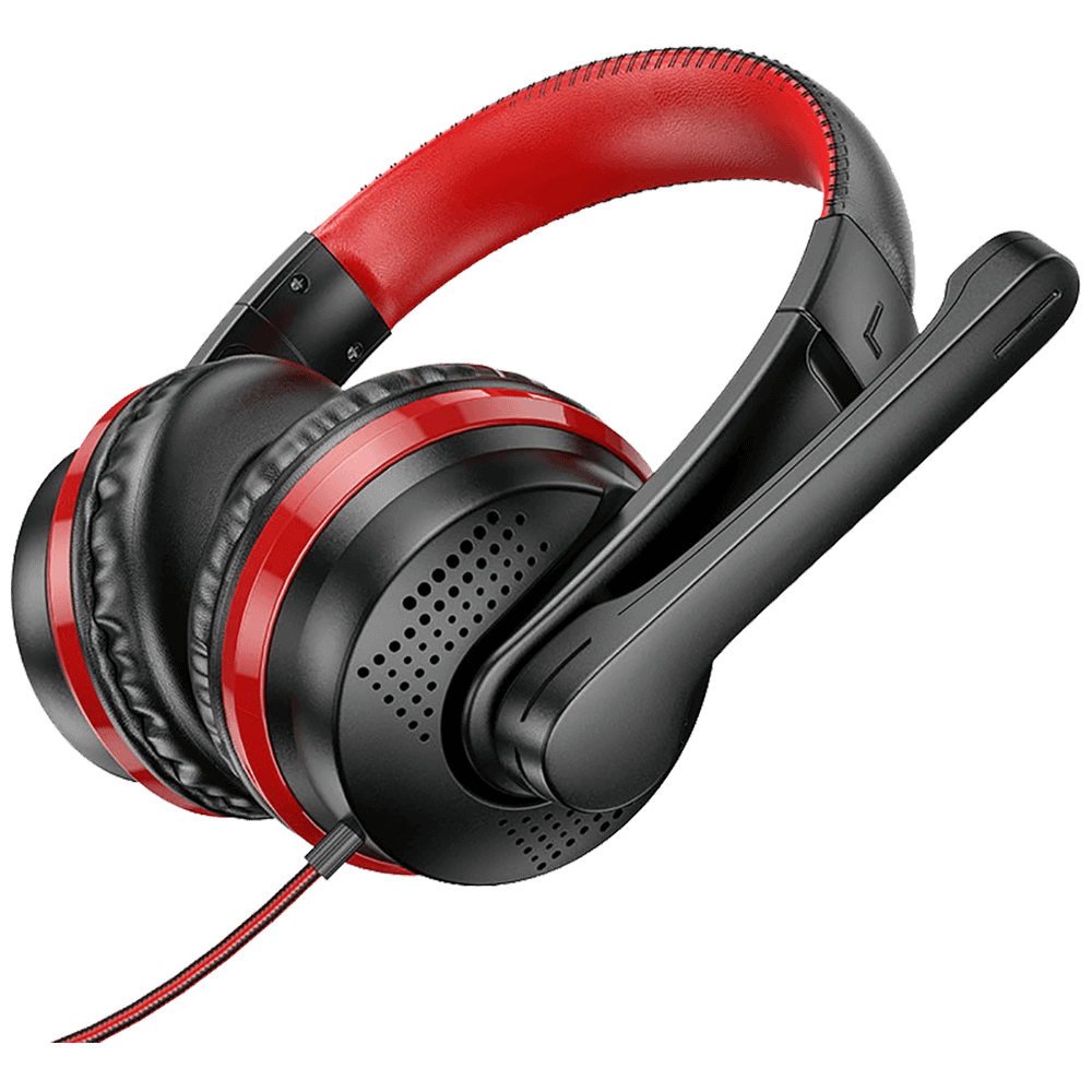 hoco. Slušalice sa mikrofonom, gaming, 3.5 mm / USB, crvena - W103 Magic tour slika 5