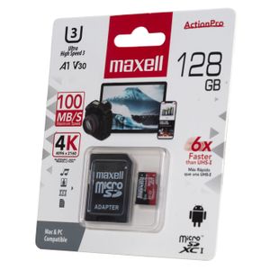 MAXELL Micro SDXC 128GB UHS-3 W