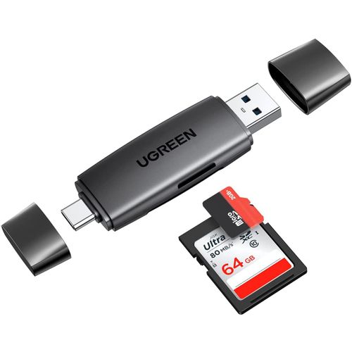 Ugreen USB 3.0 + USB-C OTG čitač kartica slika 1