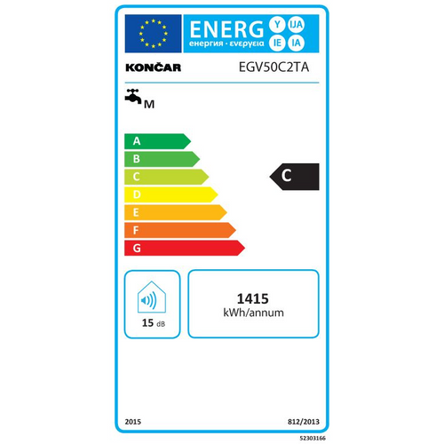 Končar bojler EGV50C2TA slika 3