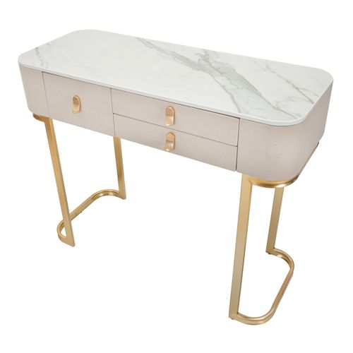 Mauro Ferretti Konzola CONSOLE 3 DRAWERS BEAUTY cm 100X40X80 slika 5