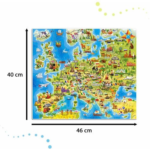 Castroland edukativna slagalica karta Europe 180 elemenata slika 4