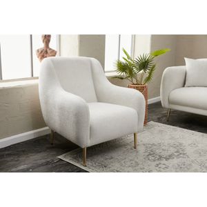 Simena - Krem Zlatni Sofa za Jednu Osobu