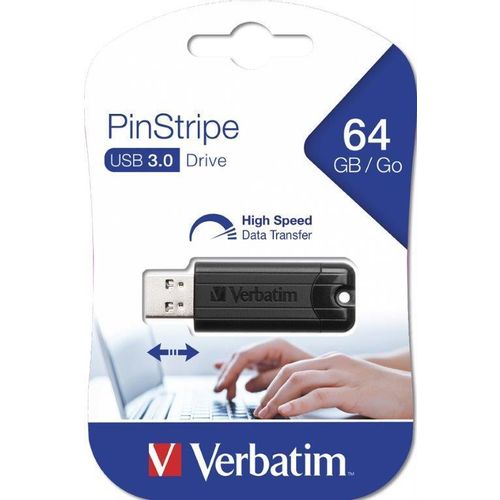 Verbatim PinStripe USB 64GB 3.0 (49318) slika 1