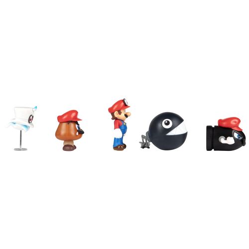 Super Mario Bros pack 5 figures 6,5cm slika 3