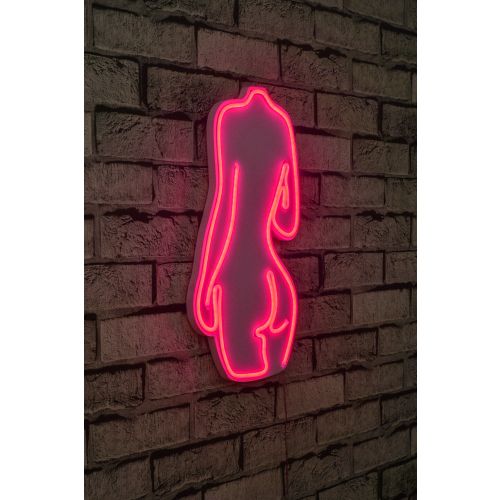 Wallity Ukrasna plastična LED rasvjeta, Sexy Woman - Pink slika 10