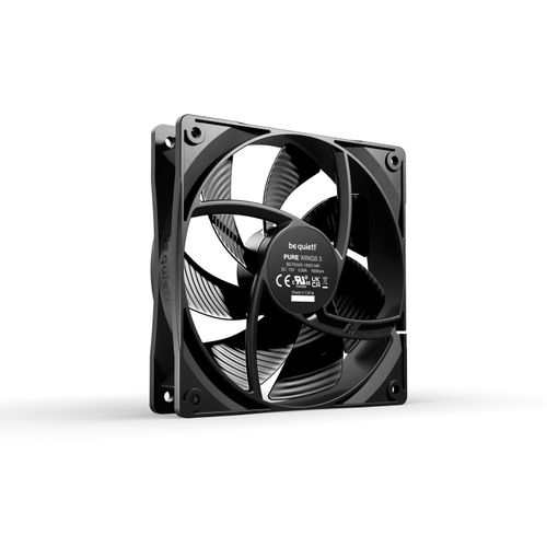 be quiet! BL104 Pure Wings 3 120mm, Fan speed up to 1600rpm, Noise level 25.5 dB, 3-pin connector, Airflow (49.9 cfm / 84.8 m3/h) slika 1