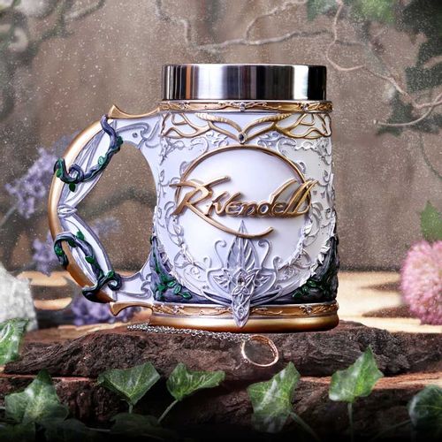 NEMESIS NOW LORD OF THE RINGS RIVENDELL TANKARD 15.5CM slika 4