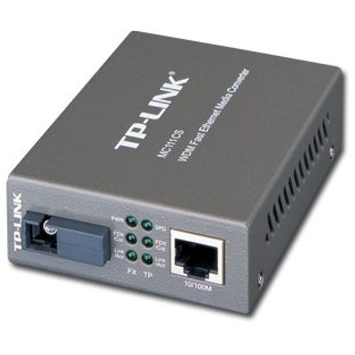 TP-LINK 10/100M RJ45 to 100M single-mode SC fiber Converter MC111CS slika 2