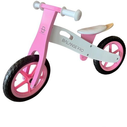 Balanserro Drveni Balance Bike Roze slika 1