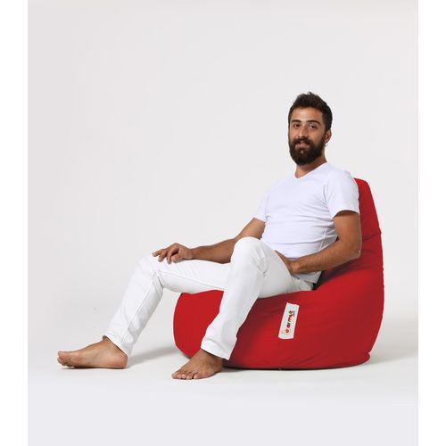 Atelier Del Sofa Drop - Crvena baÅ¡tenska fotelja u obliku pasulja slika 2
