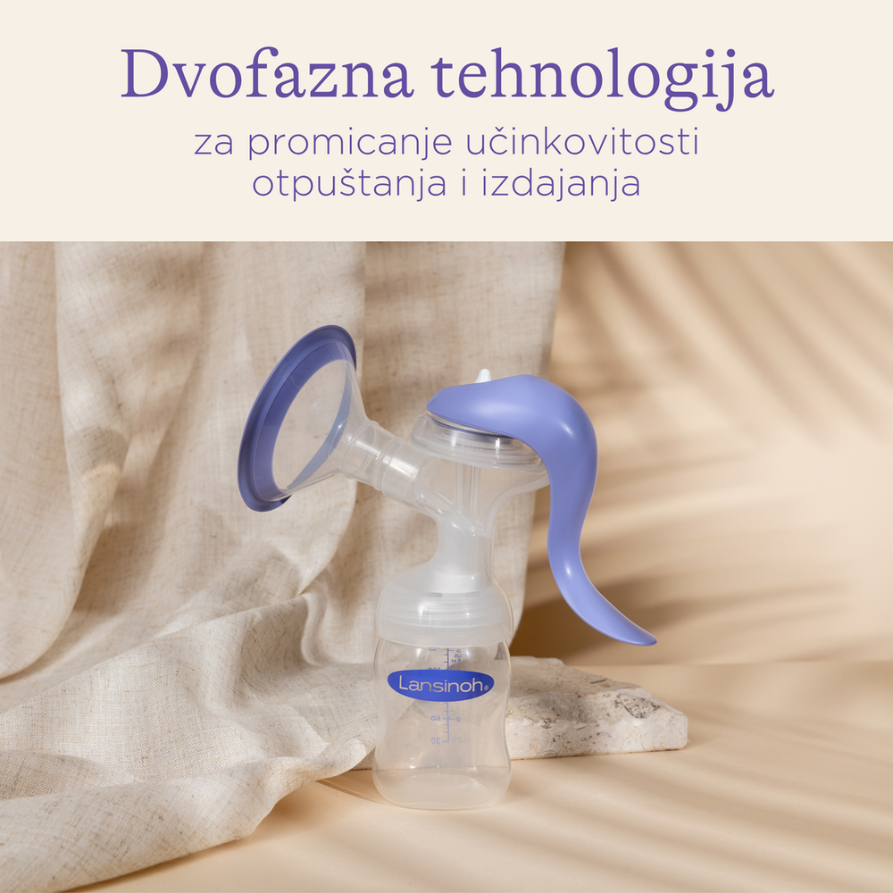 Lansinoh Ručna izdajalica sa flašicom 160ml 0003 slika 3