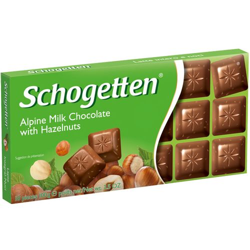 Schogetten čokolada lješnjak 100 g slika 1