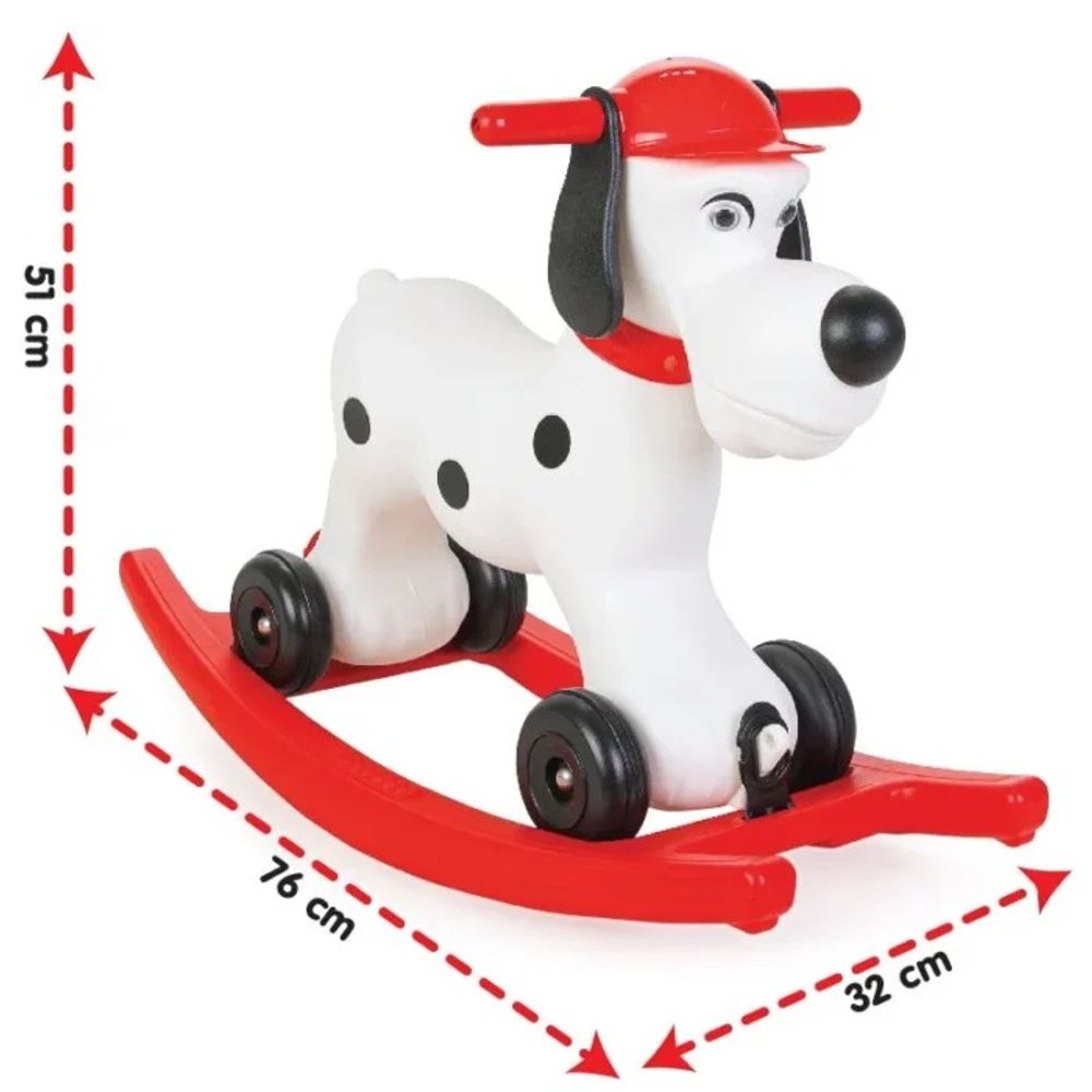 Pilsan Psić na ljuljanje sa točkovima Cute Dog 2U1 07-913 slika 3