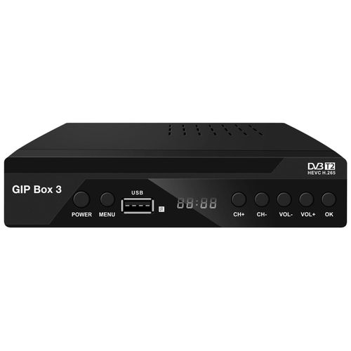 Golden Interstar Prijemnik zemaljski, DVB-T2, H.265, HDMI, SCART - GIP Box 3 slika 1