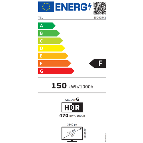 TCL televizor Mini LED TV 85C805, Google TV slika 3