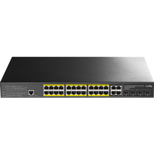 Cudy GS2028PS4-400W, 10/100/1000M 24-Port POE + 4Port Uplink Gigabit Managed Switch slika 1