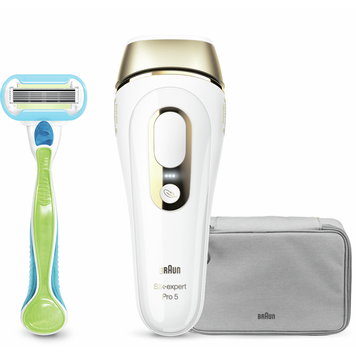 Braun PL5014 Silk-ekspert Pro 5 IPL sa 1 nastavkom + brijač Venus + torbica slika 1