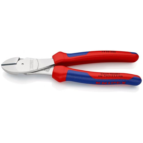 Knipex 74 05 200 Bočne sečice ojačane hromirana 200 mm slika 1