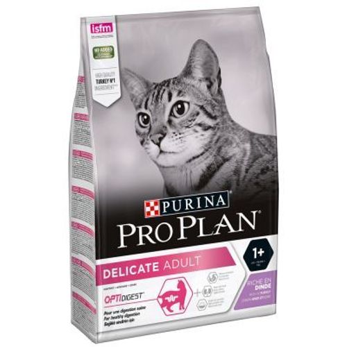 PRO PLAN Hrana za odrasle mačke, bogata ćuretinom, Delicate OptiDigest 1,5kg slika 1