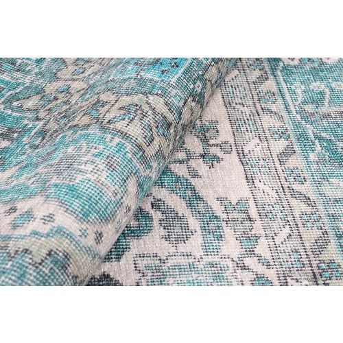 Blues Chenille - Green AL 158  Multicolor Carpet (140 x 190) slika 5