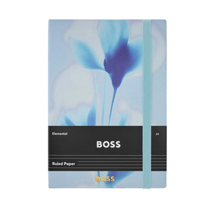 Hugo Boss notes A5 Holographic Flower HNH623ML, svijetlo plavi