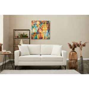 Atelier Del Sofa Dvosjed, Krem Crno, Berlin - Cream, Black