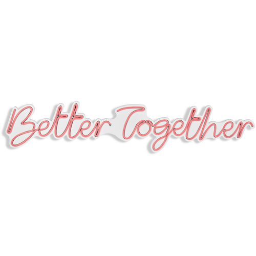 Wallity Better Together - Pink Dekorativno Plastično LED Osvetljenje slika 6