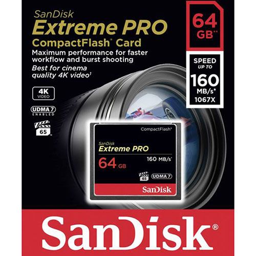 Memorijska kartica SANDISK 64 GB Extreme Pro - SDCFXPS-064G-X46 slika 2