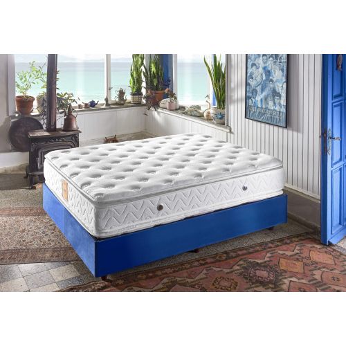 Woody Fashion Madrac, Bijela boja, Dream 140x190 cm Double Size Luxury Middle Firm Double Padded Mattress slika 2