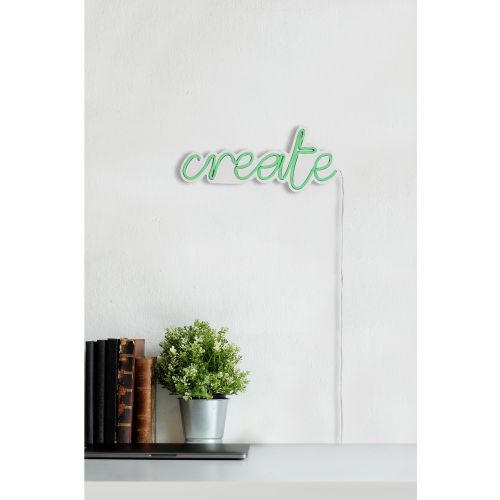 Wallity Ukrasna plastična LED rasvjeta, Create - Green slika 4