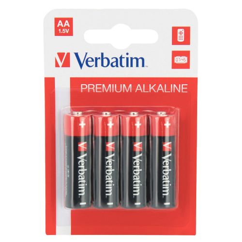 Baterije Verbatim #49921-46 alkalne AA 1,5V, 4/1 slika 1