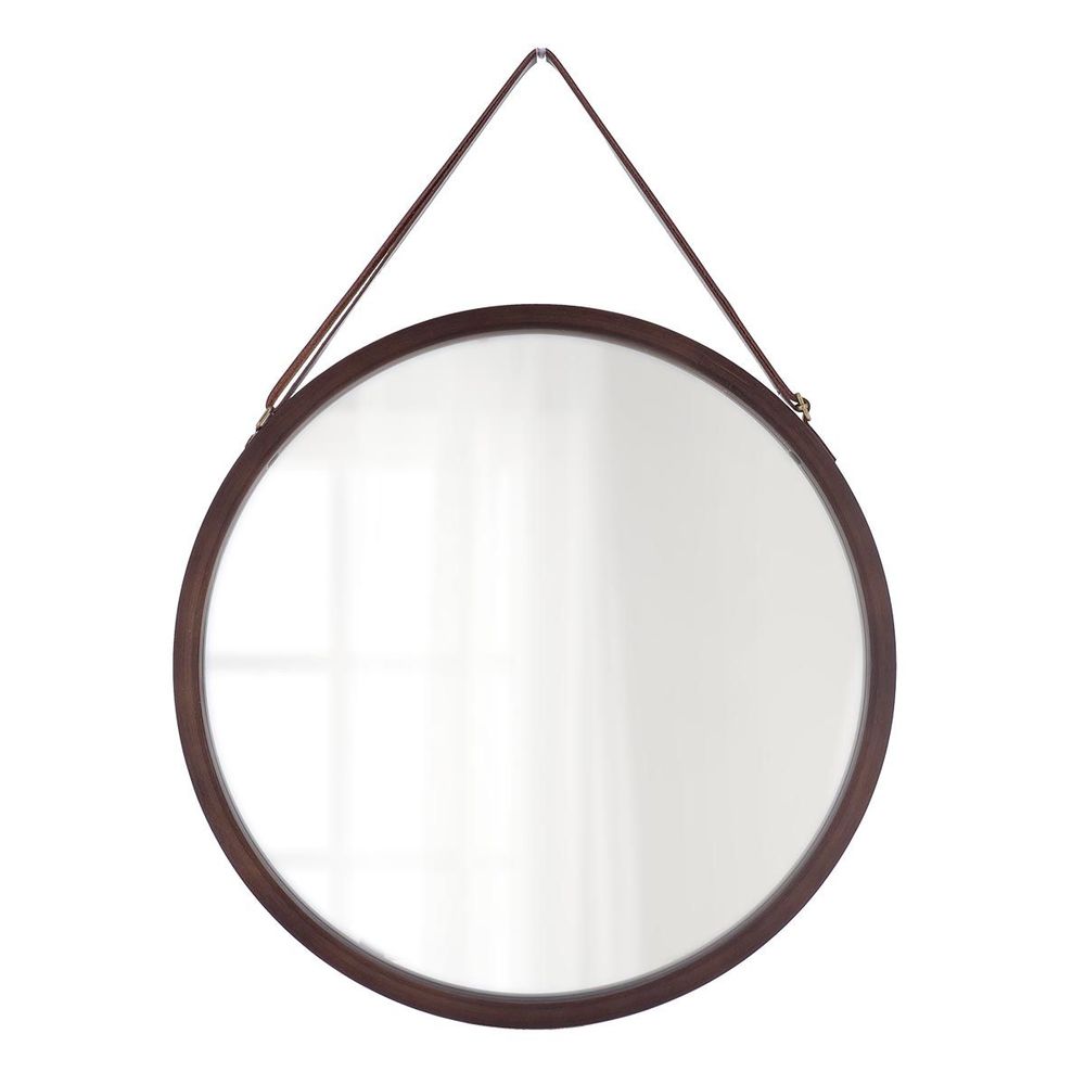 Ogledalo zidno smeđe 38cm, okruglo, Tendance  slika 1