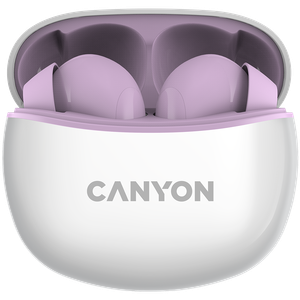 CANYON TWS-5 Bežične Bluetooth Slušalice, Ljubičaste