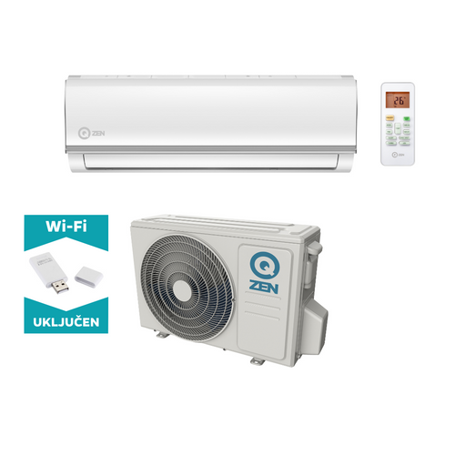 Qzen Start Inverter Plus WIFI klima uređaj 3,5 kW ZE-12WSE/ZE-12OSE + WIFI slika 1