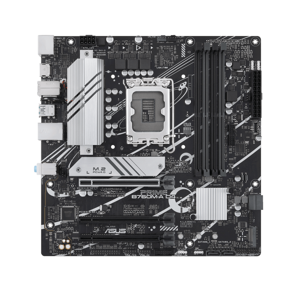 ASUS MB PRIME B760M-A D4-CSMIntel B760, LGA 1700, 2x M.2,4xDDR4; 2xHDMI, DP, mATX slika 2
