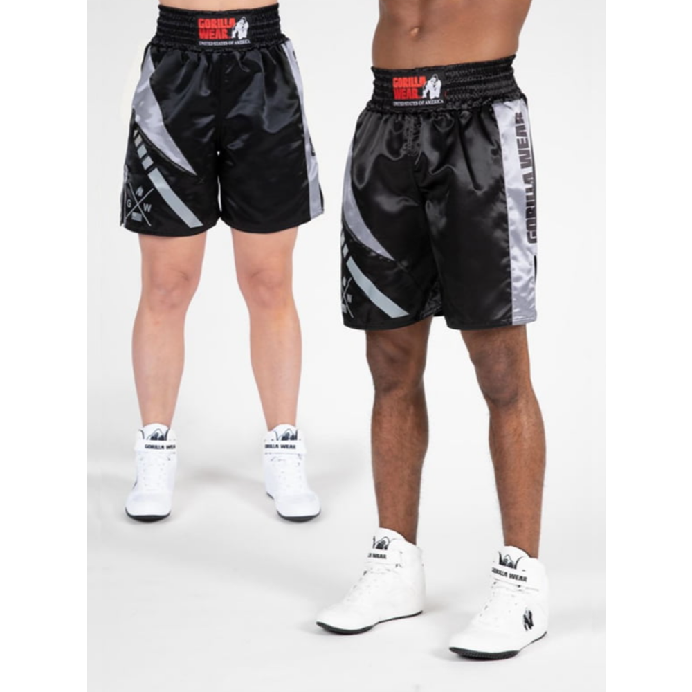 Gorilla Wear Bokserski šorc Hornell - Black/Gray - XL slika 8