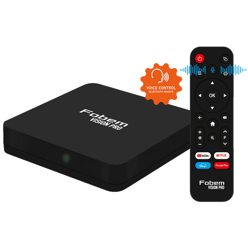 Fobem Prijemnik IPTV@Android,6K,4/64GB, WiFi 2.4/5GHz, Bluetooth - Vision Pro slika 1