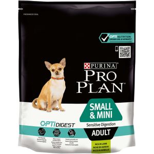 PRO PLAN Small&Mini, Sensitive Digestion, OptiDigest, bogato janjetinom, 700 g